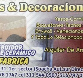 YESOS & DECORACIONES JL